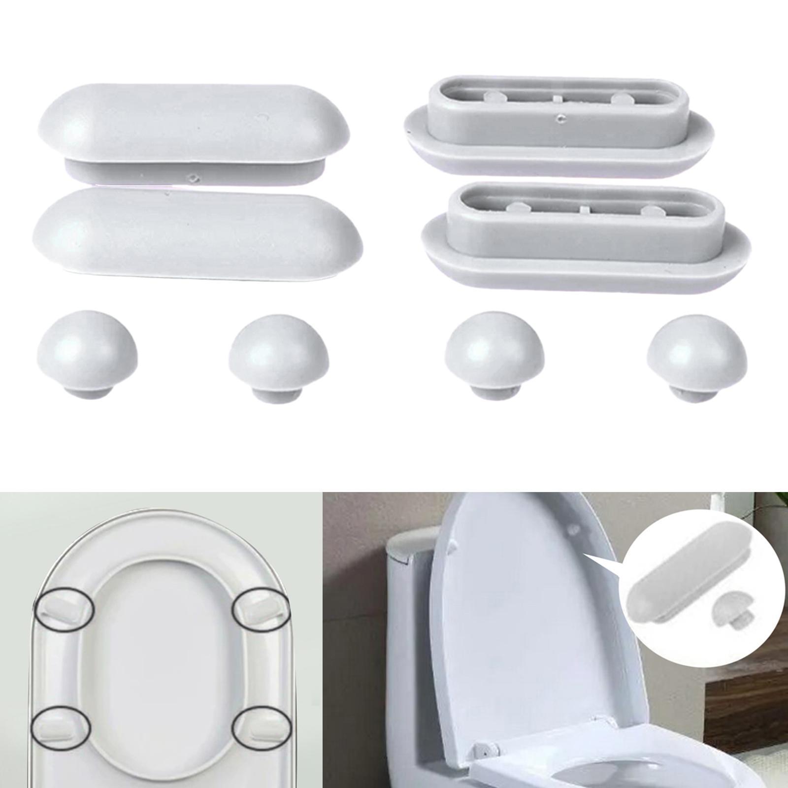 Bidet Toilet Lid Bumpers Replacement Kit Toilet Accessories for Hotel Home