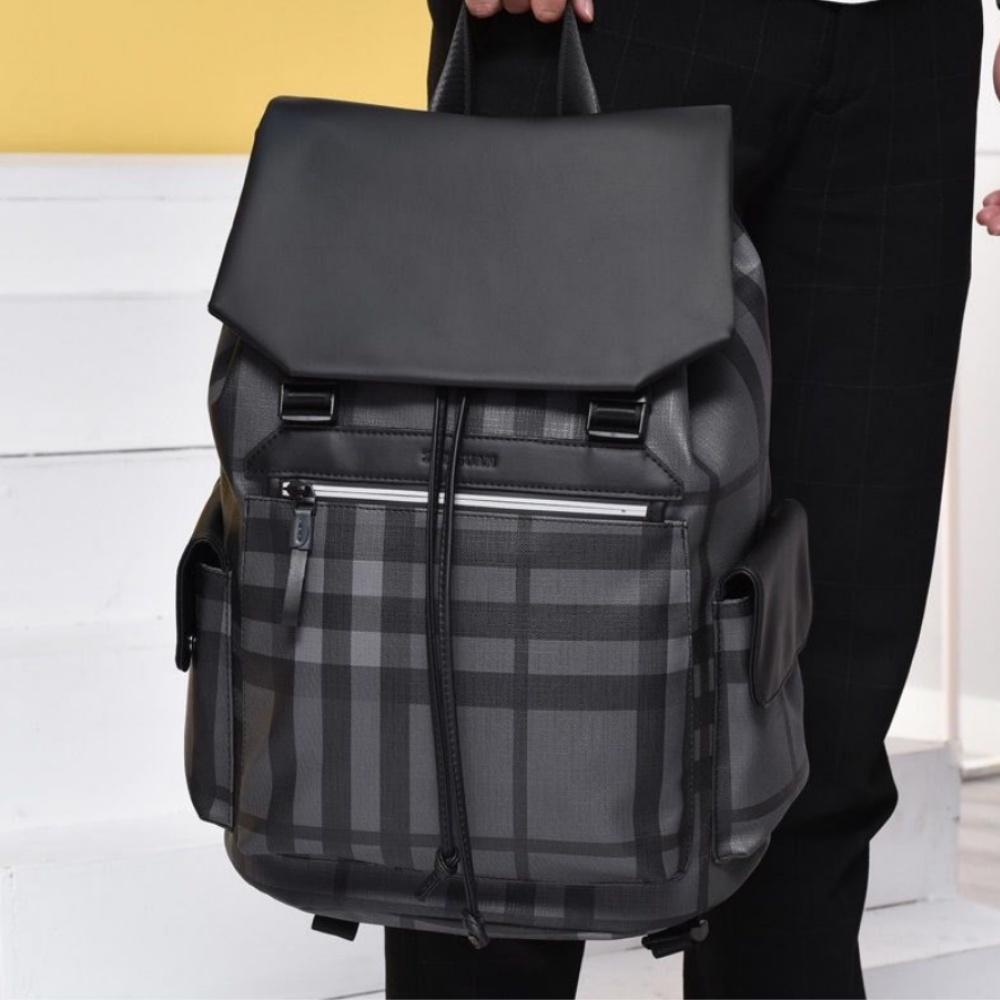Balo da thời trang nam nữ da PU cao cấp chống thấm nước cặp đi học đi chơi ulzzang balo đựng laptop 15.6 inh -