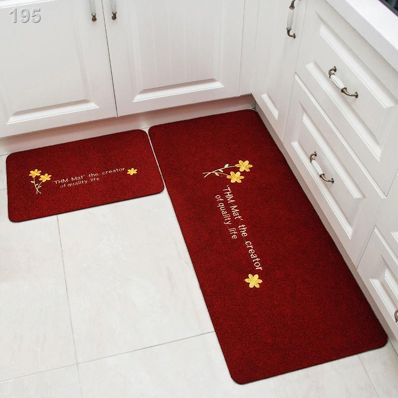 【Mới nhất 】Thảm trải sàn nhà bếp dài chống thấm dầu lót chân phòng tắm trơn trượt lối vào cửa nước ngủ