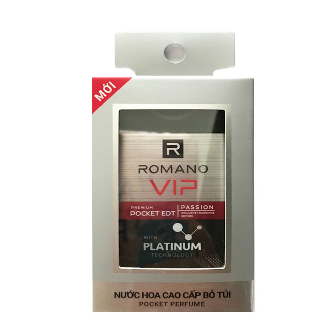 Combo 3 Chai Nước Hoa Bỏ Túi Romano Vip Passion 18ml