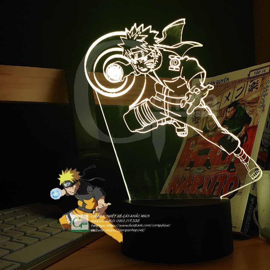Đèn Ngủ Anime Naruto Uzumaki Naruto Type 03 ANAR0103 16 Màu tùy chỉnh, quà tặng sinh nhật