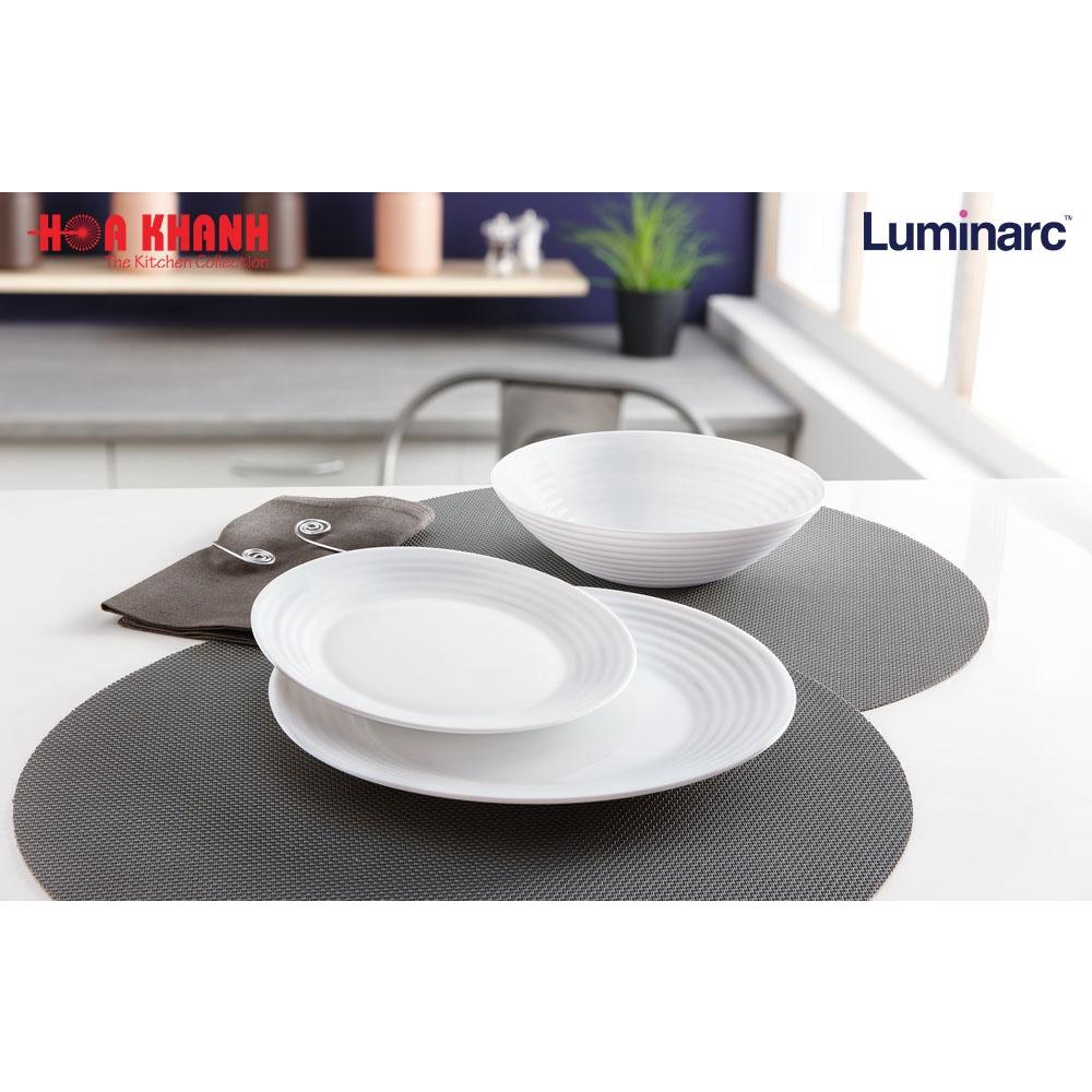 Đĩa Thủy Tinh Luminarc Diwali Harena 27cm - bộ 6 đĩa - N5804