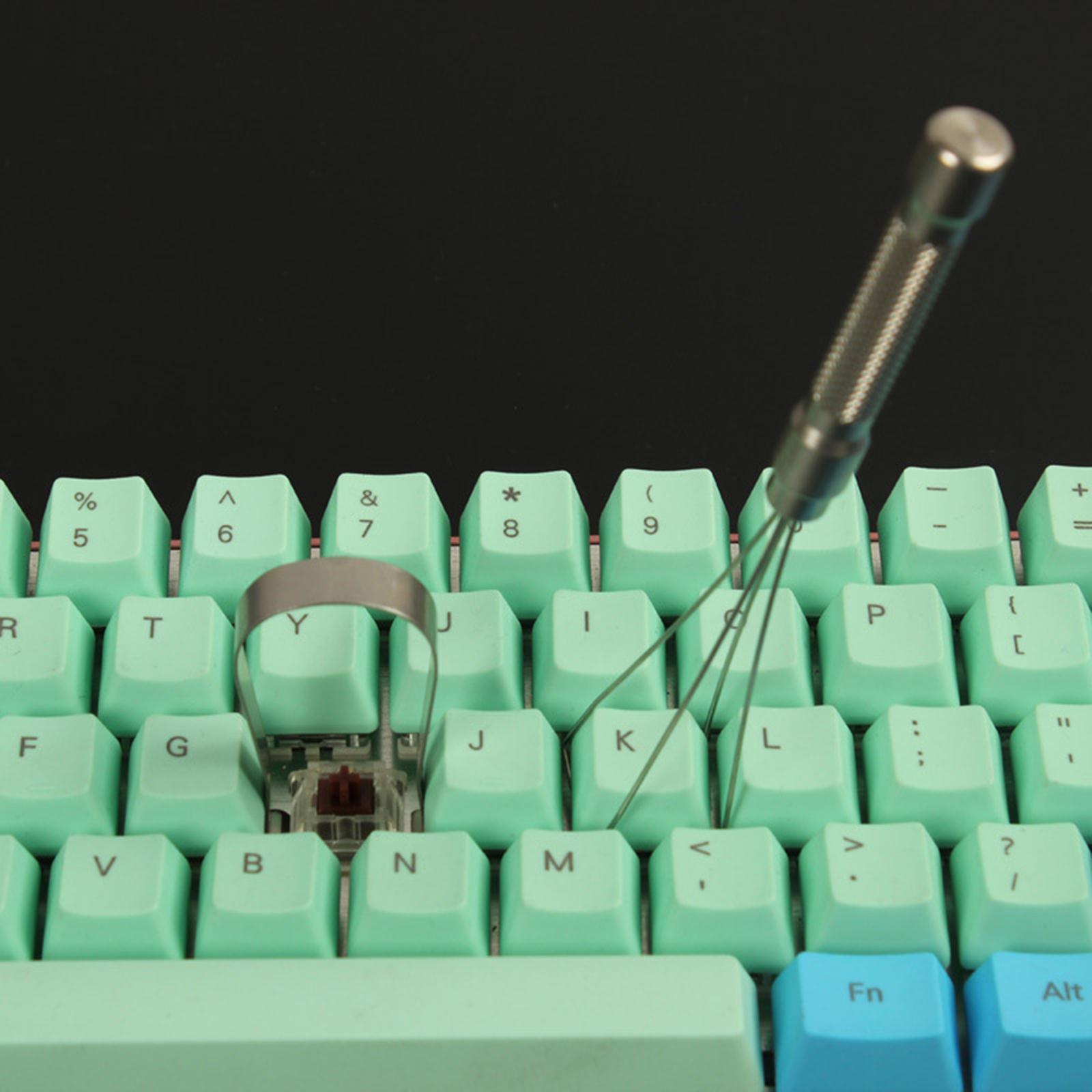 Keycap Puller Stainless Steel Remove for Mechanical Keyboard DIY