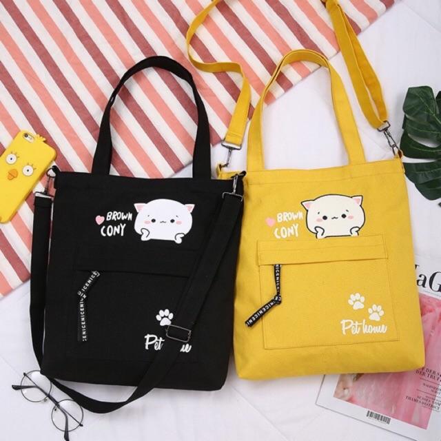 Túi Tote Mèo Cony Cute