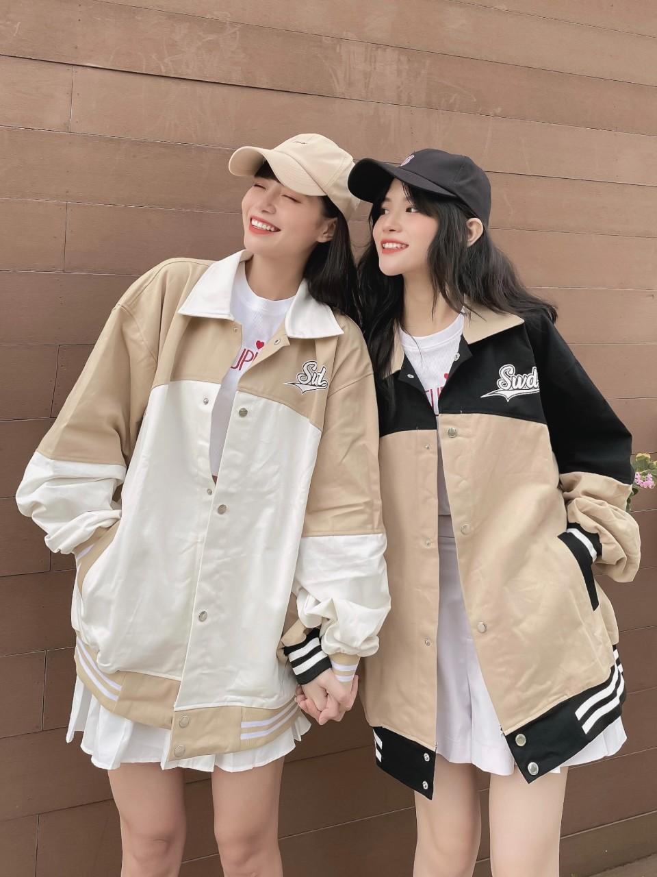 Áo Khoác Bomber BOB Jacket Form Rộng Vải Khaki Dày Dặn Phong Cách Ulzzang Unisex