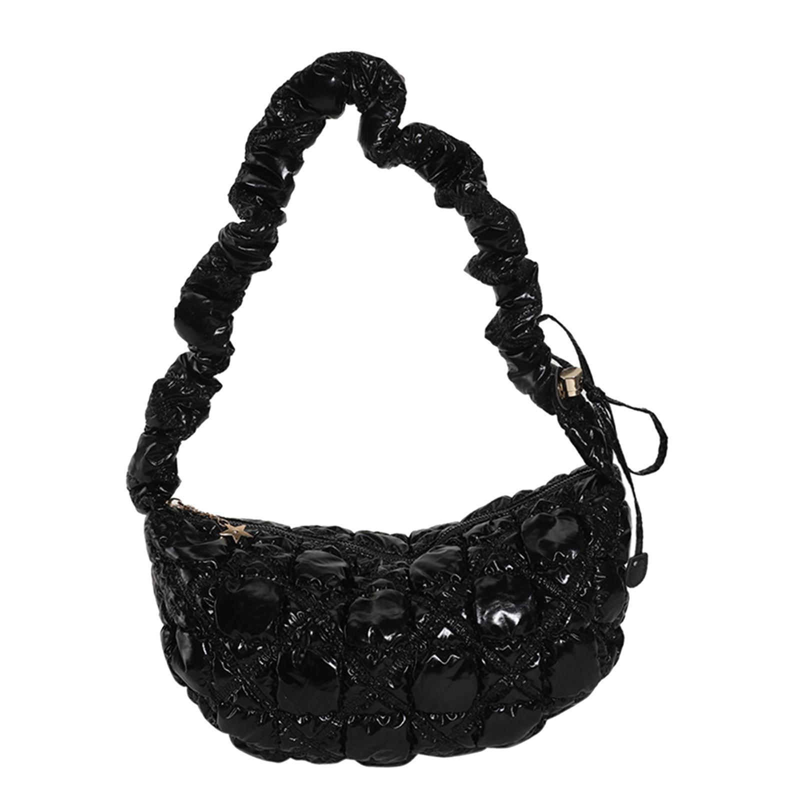 Women Underarm Bag PU Leather Lady Pouch Tote Bag for Vacation Summer Travel