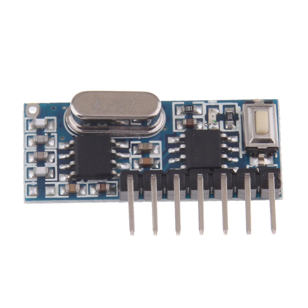 315MHz 4 Channel Output RX480E RF Wireless Receiver Module Learning Decoding