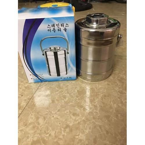 CẶP LỒNG 2L INOX 3 TẦNG HÀN QUỐC CAO CẤP