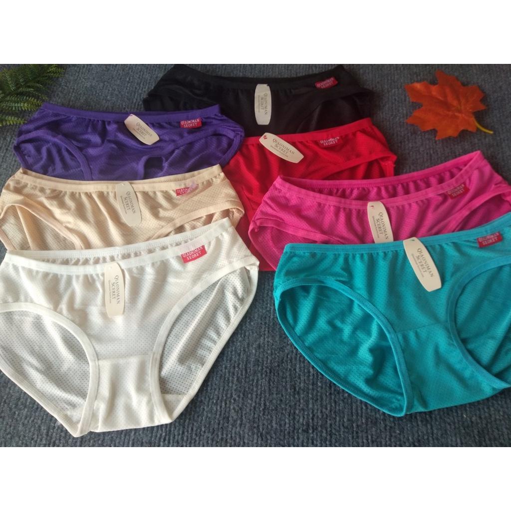 Combo 10 Quần lót nữ thun lạnh thông hơi