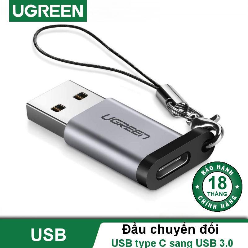 Đầu chuyển đổi USB-C sang USB 3.0, dùng cho PC, laptop, macbook, điện thoại... UGREEN US204 US276 - Hàng chính hãng