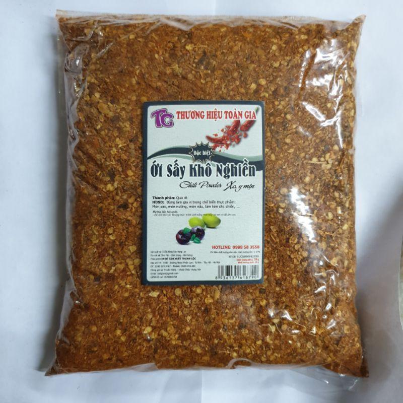 Bột ớt cánh nguyên chất gói 500gr - gia vị thơm cay nồng tự nhiên cho món ăn ngon