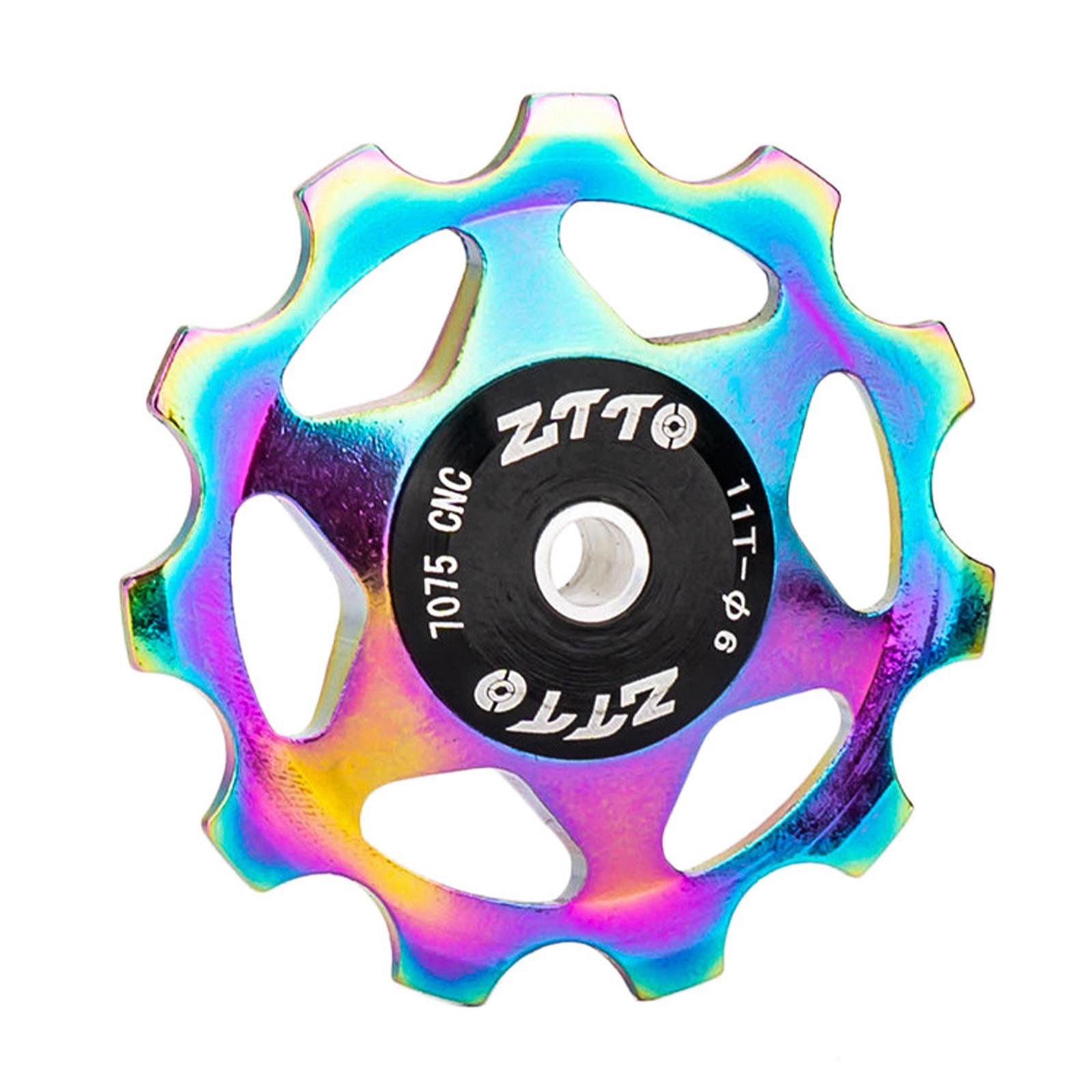 Bike Rear Derailleur Pulley Jockey Wheel Aluminum Alloy Ultralight Universal Bike Accessories Parts BMX Components Road Bike Pulleys Bearing