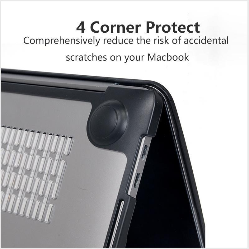 Ốp Bảo Vệ Bàn Phím Máy Tính macbook pro M1 air 13 inch A2337 A2338 Trong Suốt Viền Mềm Chất Lượng Cao 2020
