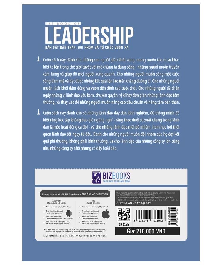 The book of leadership - Dẫn dắt bản thân, đội nhóm và tổ chức vươn xa