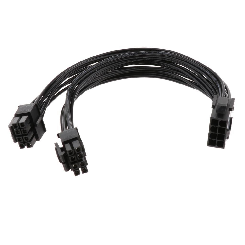 3x20cm CPU to Dual CPU PSU Power Supply Extension Cable