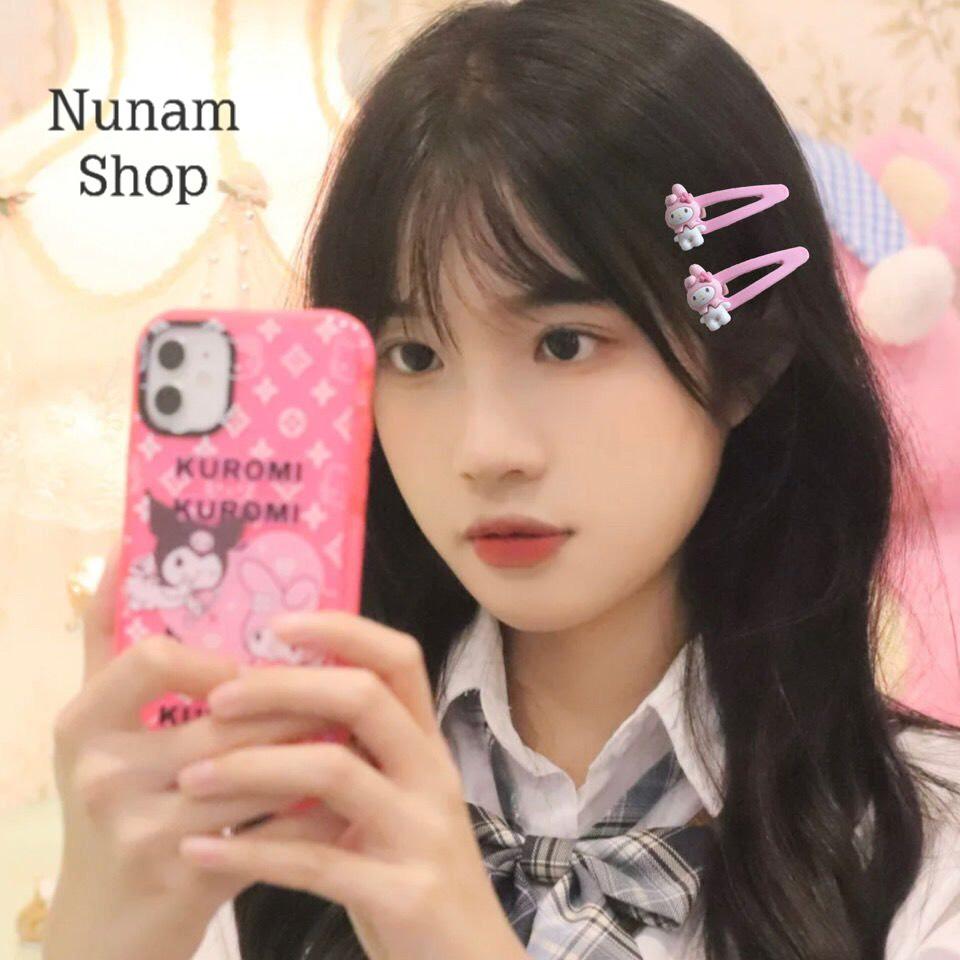 Set 2 cây kẹp tóc nhân vật san.rio ngộ nghĩnh siêu hot, kẹp tóc cute hàn quốc Nunam shop