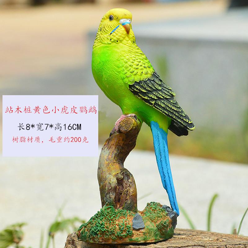 Mô hình chim vẹt - trang trí lũa bể cá- bán cạn, terrarium - mô hình trang trí tiểu cảnh-shopleo