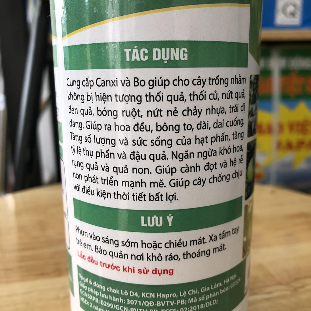 SIÊU CANXI BO làm dai cuống, chống rụng hoa rụng trái, thối trái, cứng cây xanh lá, quả đẹp