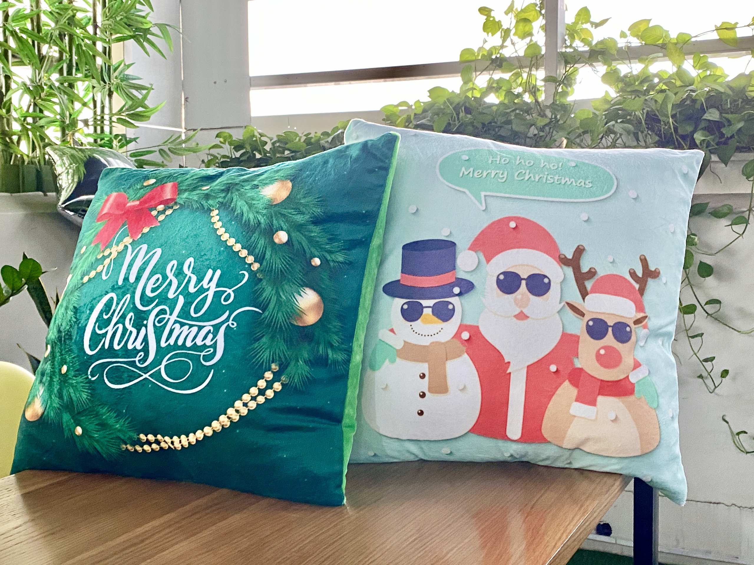 Set 2 vỏ gối Noel 45-45cm (mẫu 5)