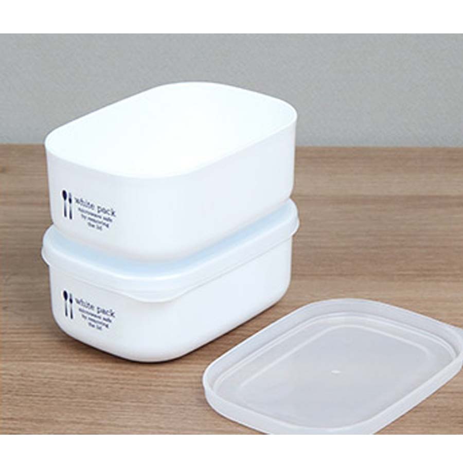 Bộ 3 Hộp đựng thực phẩm sạch , đồ khô bằng nhựa PP cao cấp 280mL - Hàng nội địa Nhật