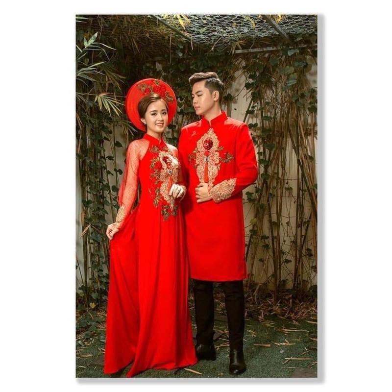 Áo cặp đỏ cao cấp