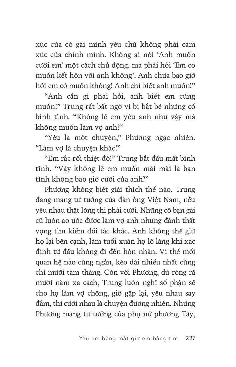 Yêu Em Bằng Mắt, Giữ Em Bằng Tim
