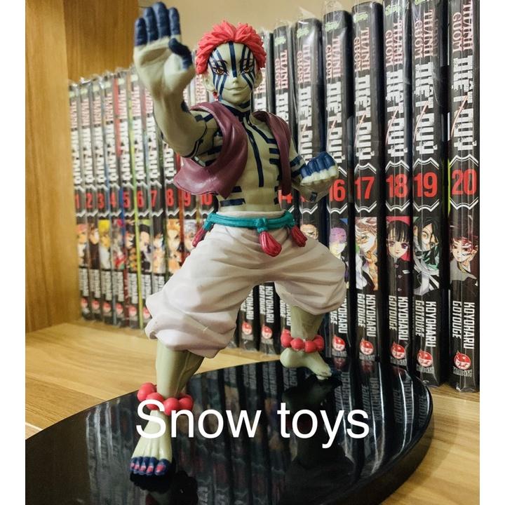 Mô hình Kimetsu No Yaiba - Mô hình thanh gươm diệt quỷ - Akaza - Thượng huyền tam - Thượng tam - Cao 16cm