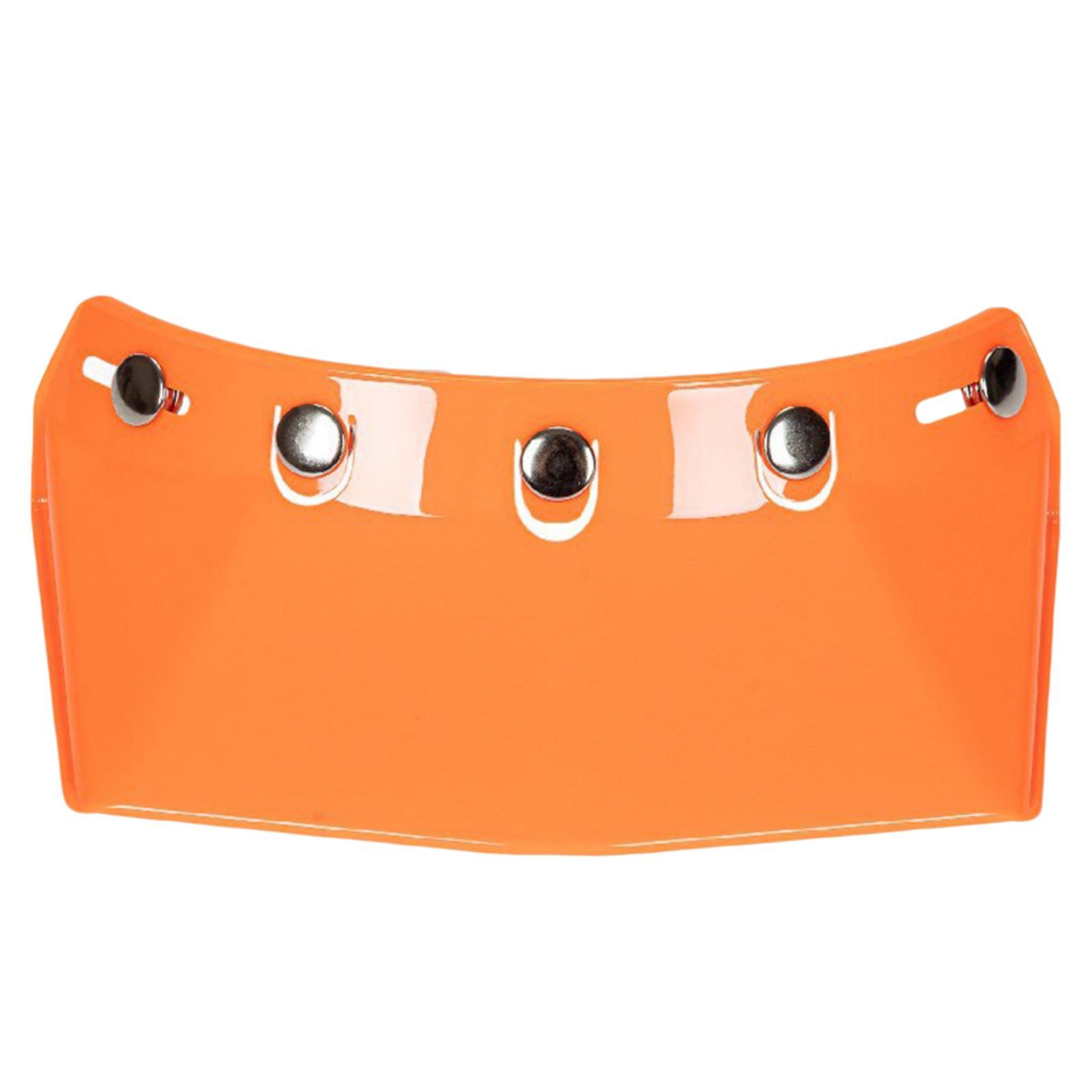 5-Snap Visor Peak Replace for Motorcycle Durable Black