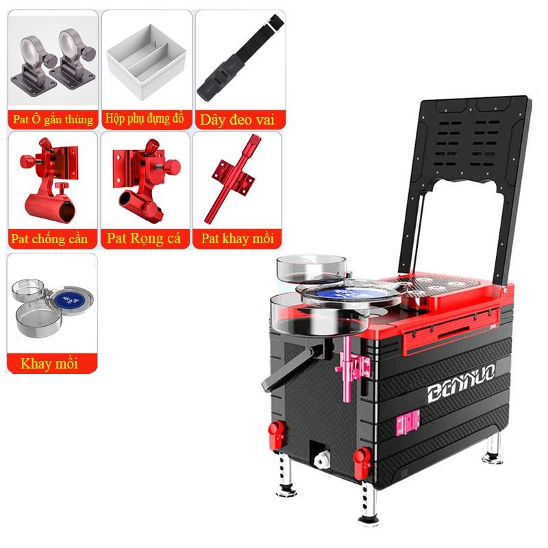 Thùng Câu Đài BENNUO J9 Đa Năng Thể Tích 32L giữ nhiệt cực tốt, giải quyết mọi địa hình khi đi câu cá , du lịch KK-26