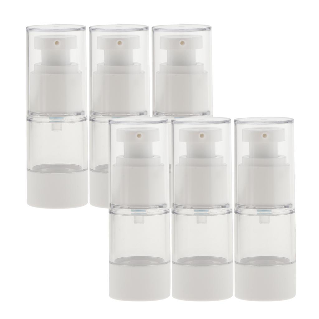 6 Pieces Empty Beauty Moisturizing Vacuum Spray Bottle Perfume Pump Sprayer 15 / 30 ml for Women Daily Use
