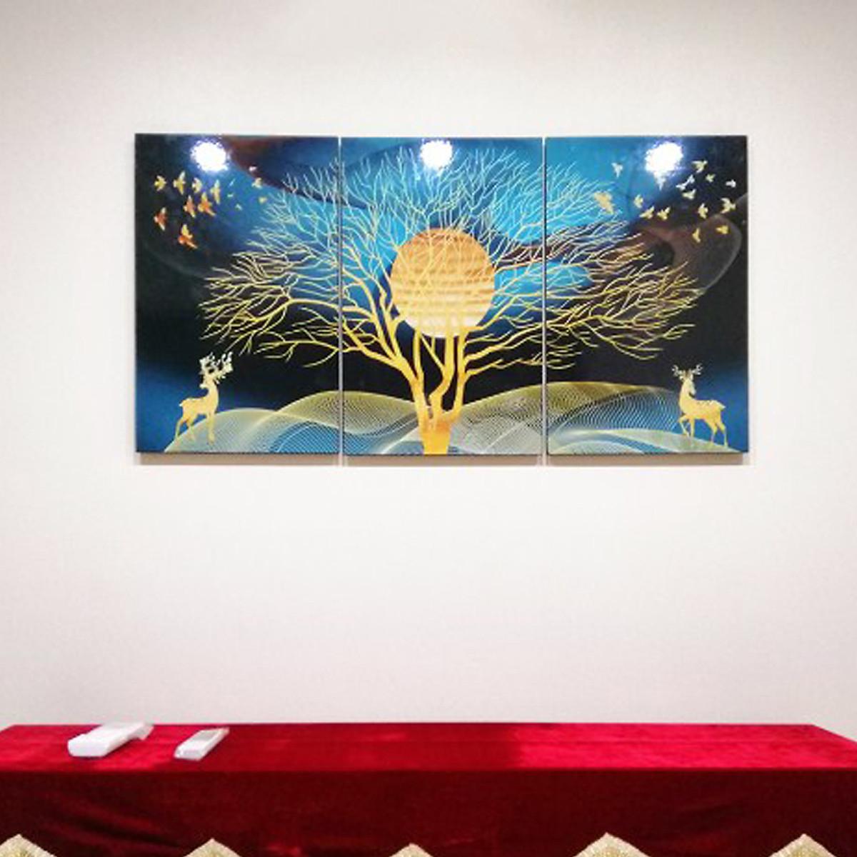 Tranh Tráng Gương Cao Cấp Treo Tường Hiện Đại _ Tranh Đa Sắc DDepj