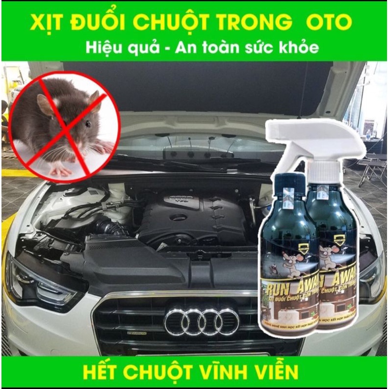 (Loại tốt) Xịt đuổi chuột ô tô hiệu quả cao cho nhà ở an toàn từ thiên nhiên