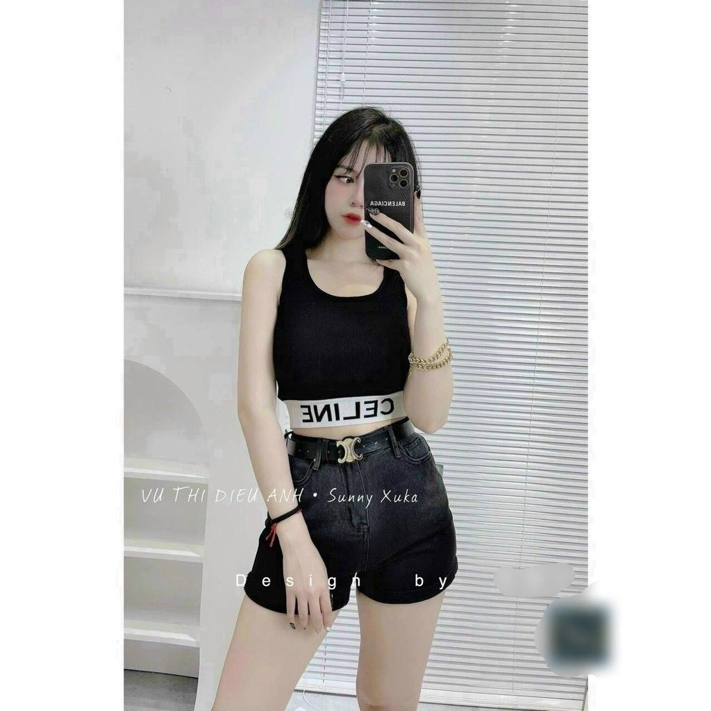 Set 3 áo croptop cellin cho nữ