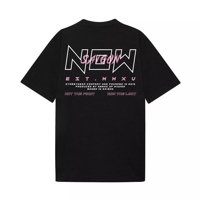 Áo thun tay lỡ unisex Now Saigon I&O đầy đủ tem cổ tag tay Hany shop