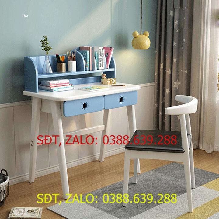 Bàn học sinh 70 cm kèm ghế, Bộ bàn ghế học sinh đa năng BAH043