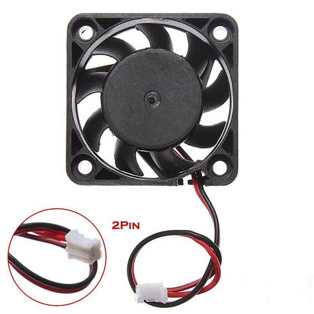 12PCS 12V 2Pin 40mm 4cm Fan Silent Computer Cooler Cooling Fan PC