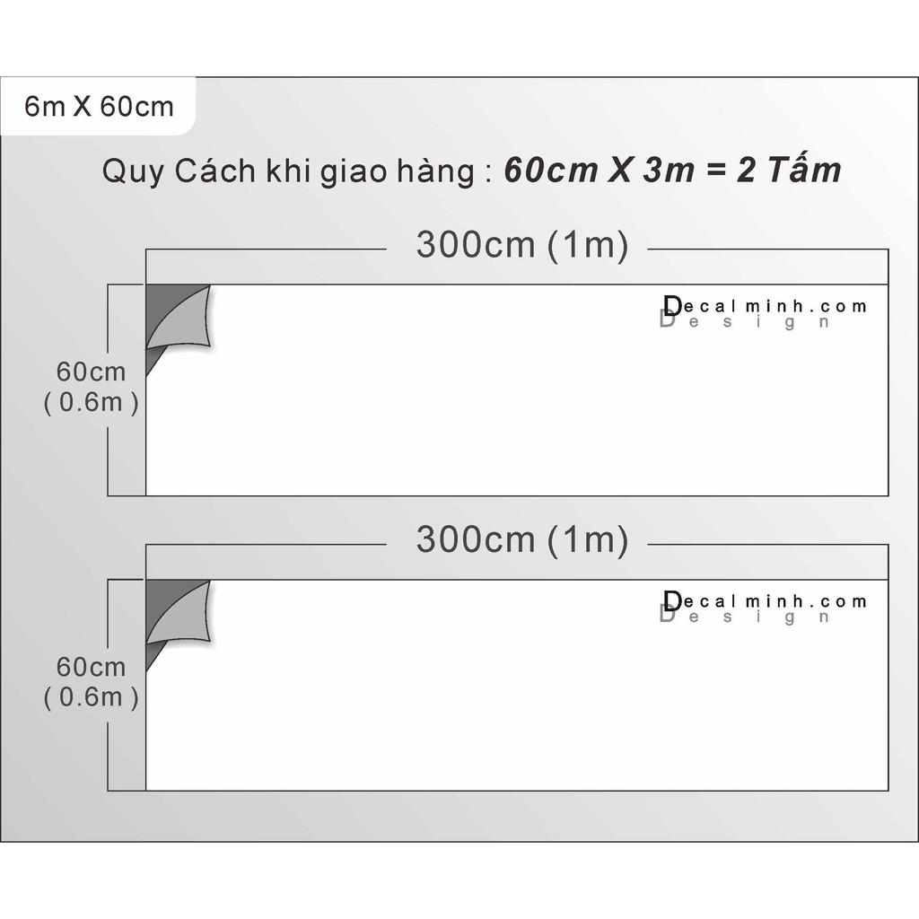 6m / 8m /10m Decal Vân Đá Dán Tường.