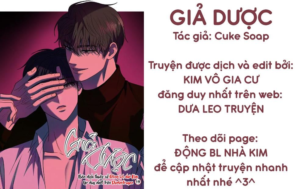 GIẢ DƯỢC chapter 27