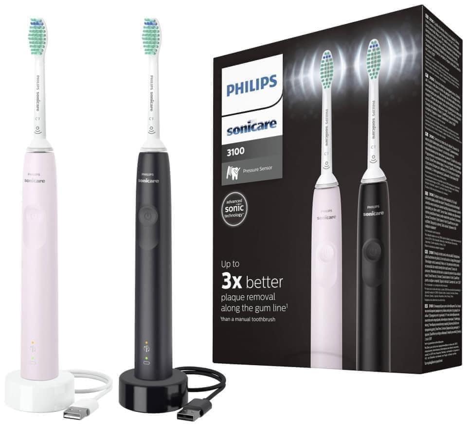 Set 2 bàn chải điện Philips HX3675/15 Hàng chính hãng