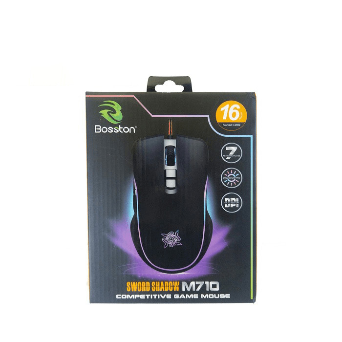 Chuột Led Có Dây Chuyên Game Mouse Bosston M710 Led - Hàng Chính Hãng