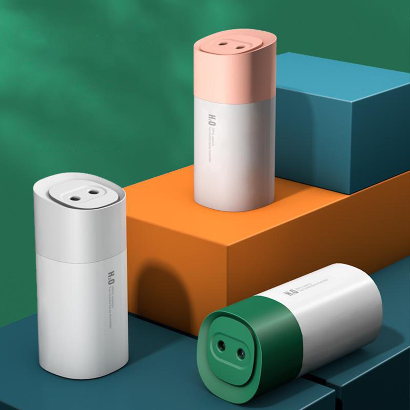 Cool Mist Humidifier Portable Mini USB Air Humidifier for Car Travel Office Baby Bedroom Home with Colorful Night Light