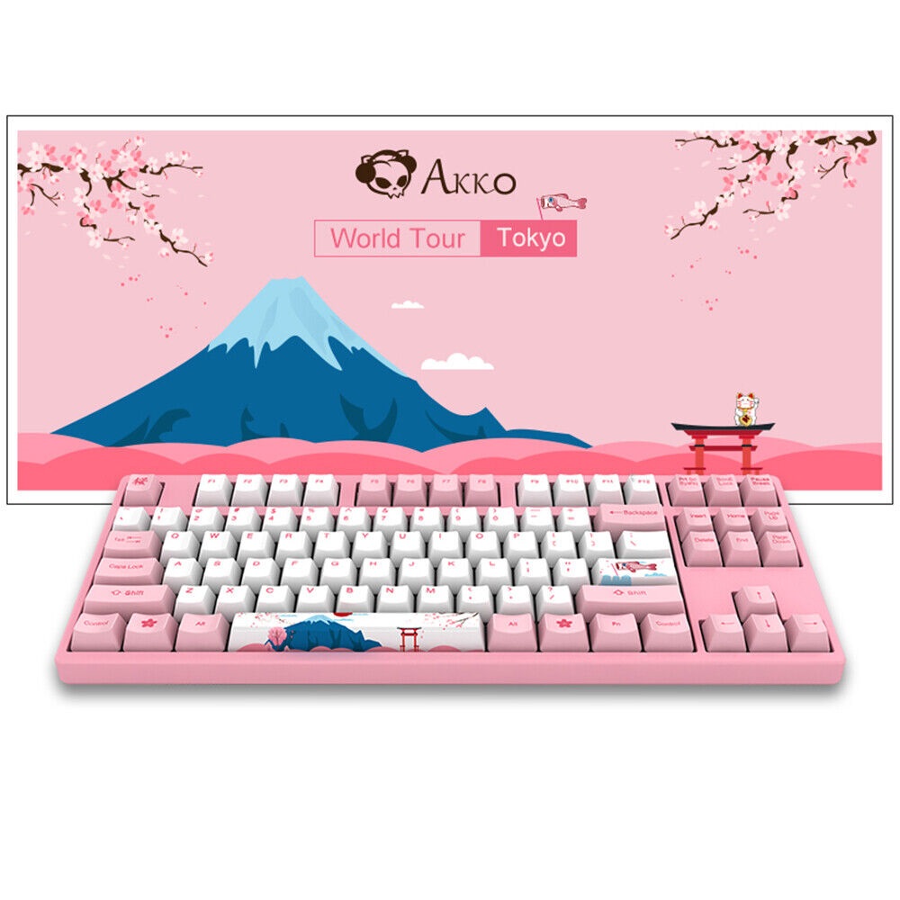 Bàn phím cơ AKKO 3087 v2 World Tour Tokyo - Hàng chính hãng
