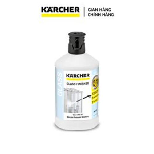 Chất tẩy rửa Karcher dùng cho rửa và vệ sinh kính 3 trong 1 (1 lít) - Hàng chính hãng