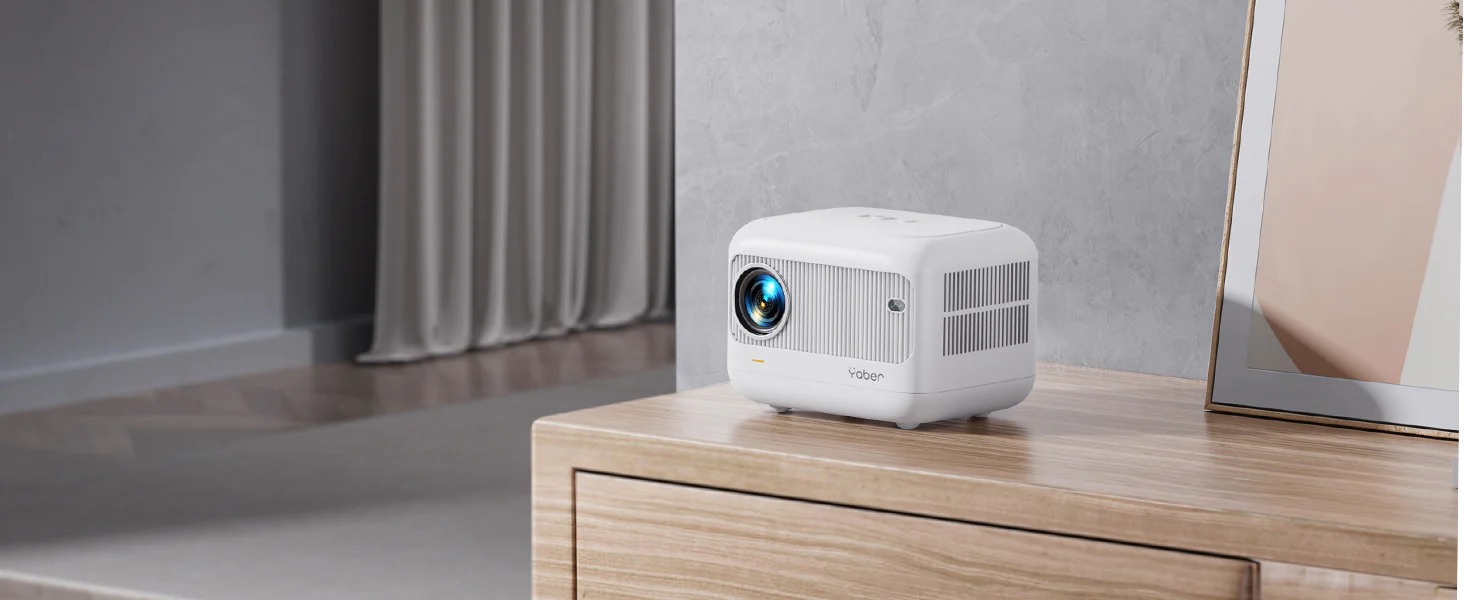 Máy chiếu Mini thông minh Yaber L1 Android Tivi hỗ trợ Full-HD 1080p 4K- Hàng Chính Hãng - Thương hiệu Máy chiếu mini Máy chiếu gia đình văn phòng tốt nhất