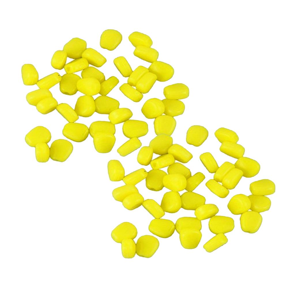 100Pcs Pop Up Lure Soft Corn Floating Baits Coarse Carp Fishing Lures Tools