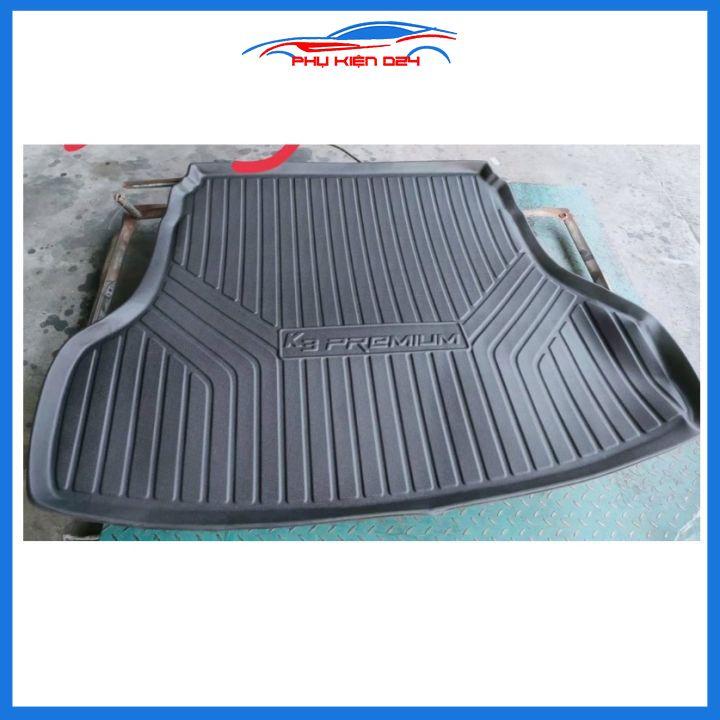 Thảm nhựa lót cốp Kia K3 2021-2022-2023-2024 nhựa dẻo cao cấp, không mùi, chống thấm nước tốt