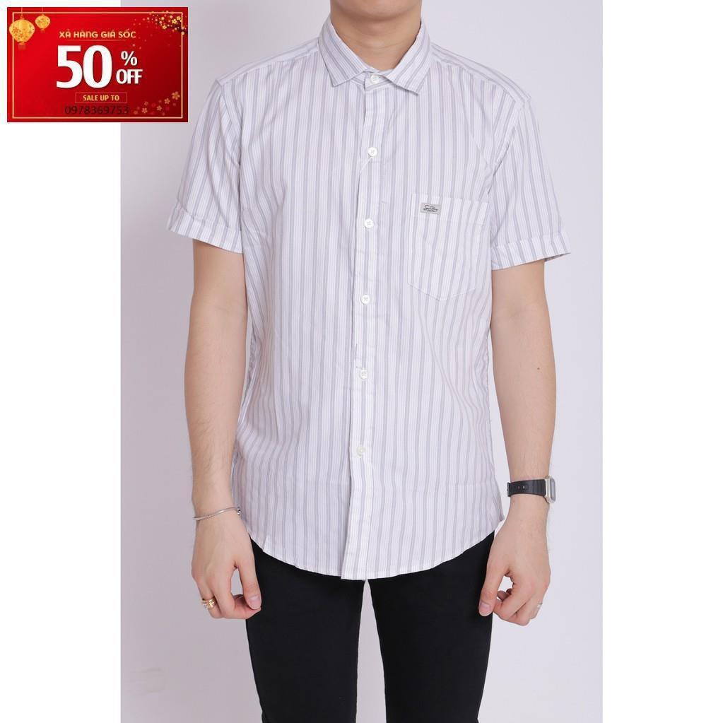 Áo sơ mi nam sọc màu ngắn tay boypro B011(nhiều màu)