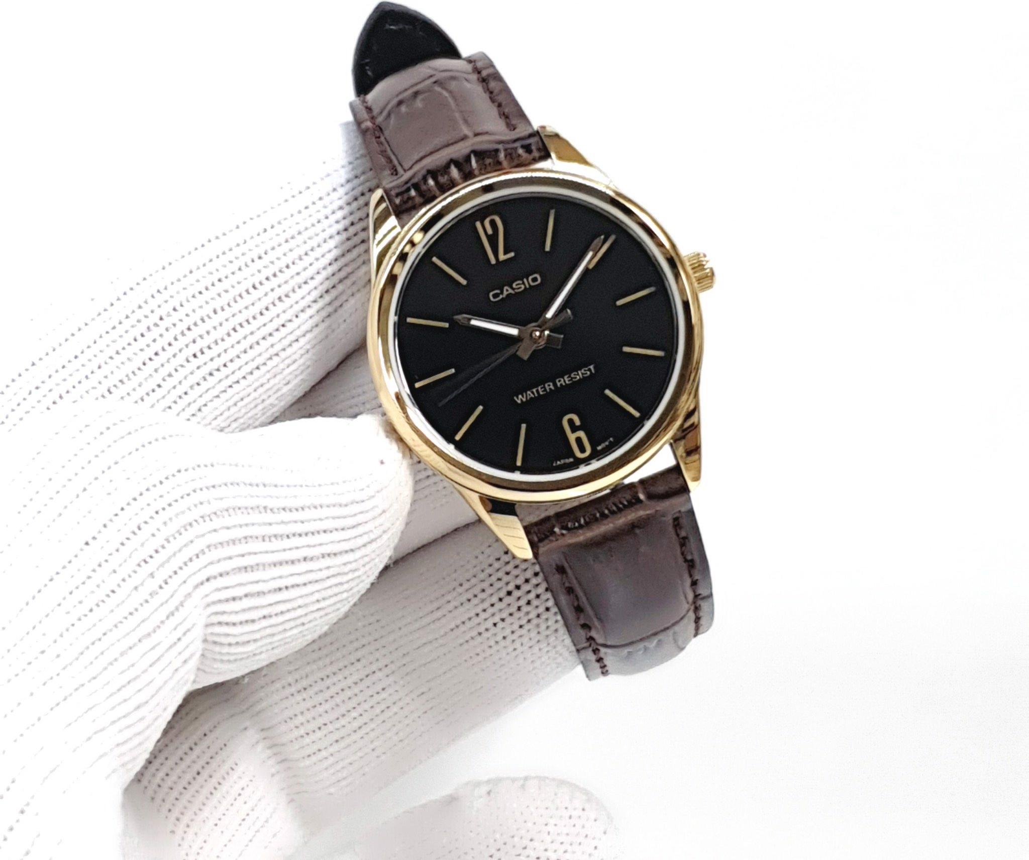 Đồng hồ nữ dây da Casio LTP-V005GL-1BUDF