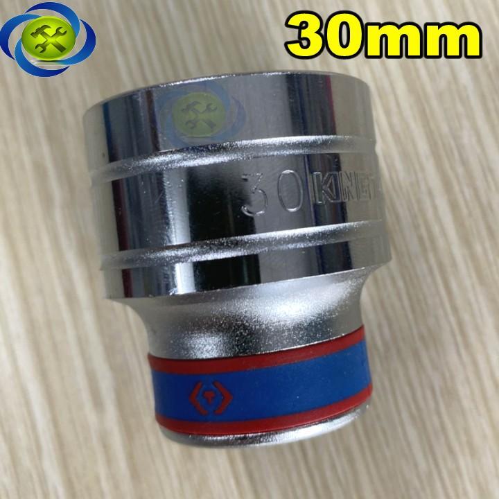 Tuýp trắng ngắn Kingtony 433530M 1/2 INCH - 30MM 6 CẠNH