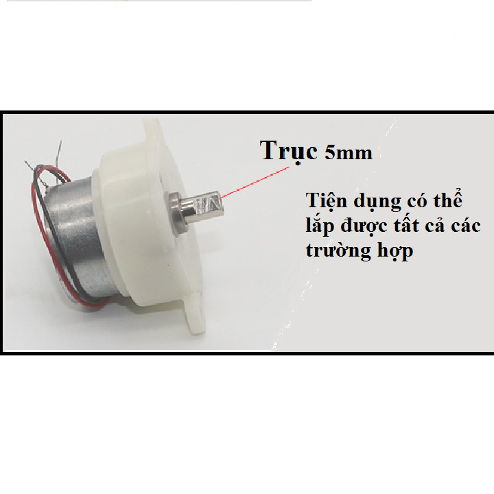  Bộ 2 Động cơ Motor giảm tốc 3v-9v mini, 5-12 vòng trên phút, siêu khoẻ chế các loại mô hình như: Cần cẩu, máy xúc, tàu thuyền, ô tô, xe tăng,…